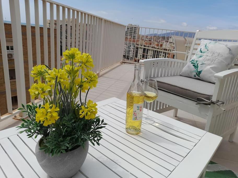 Sea Views Penthouse City Center Málaga Kültér fotó