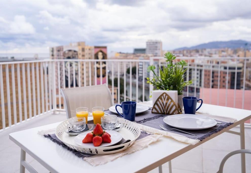 Sea Views Penthouse City Center Málaga Kültér fotó