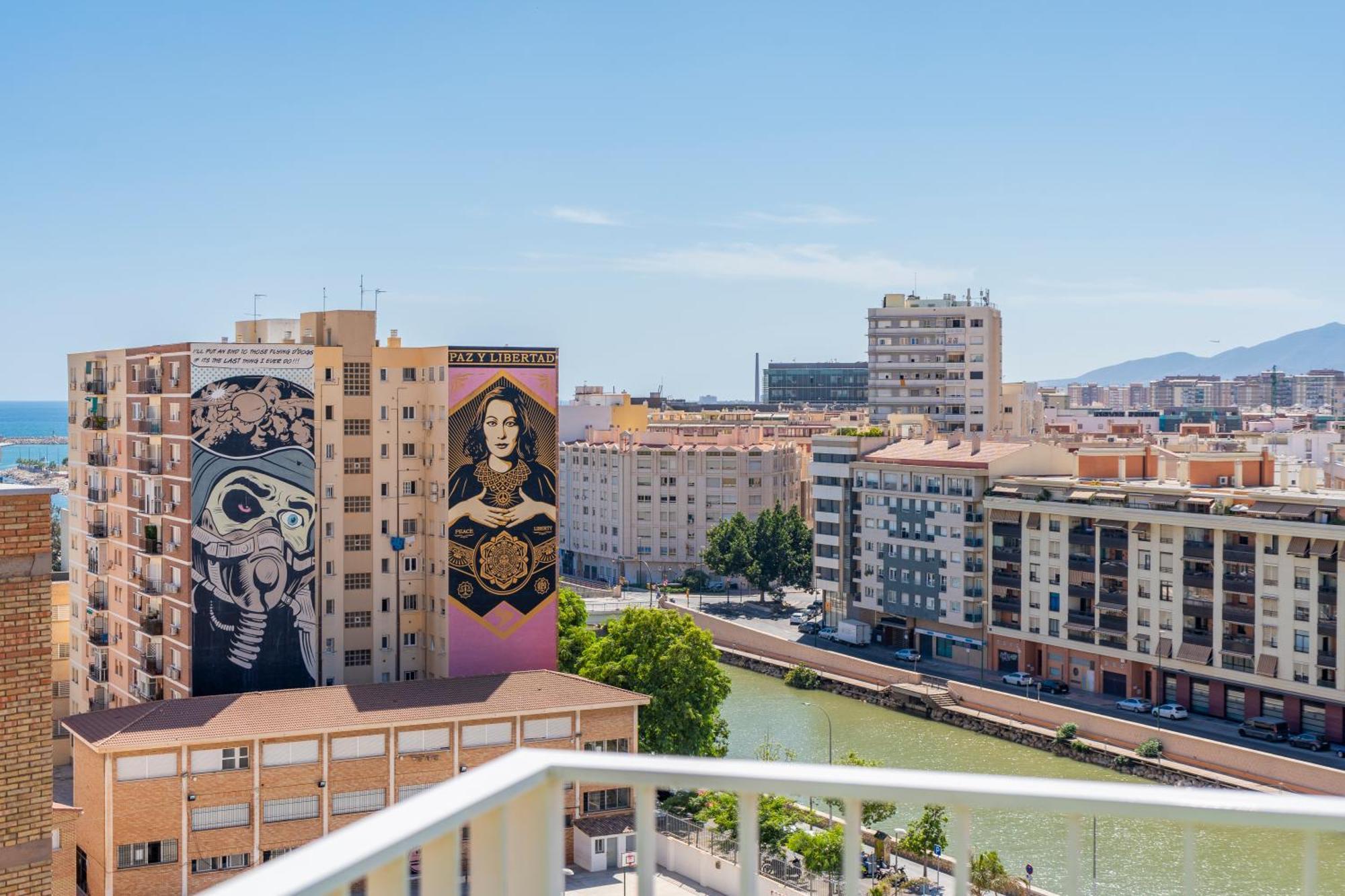 Sea Views Penthouse City Center Málaga Kültér fotó